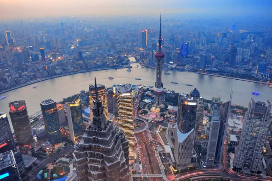 Shanghai sunset