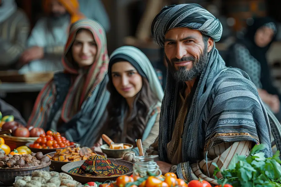 People celebrating ramadan together